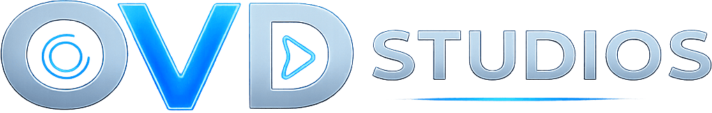 Logo OVD Studios - Agence de montage vidéo et post-production